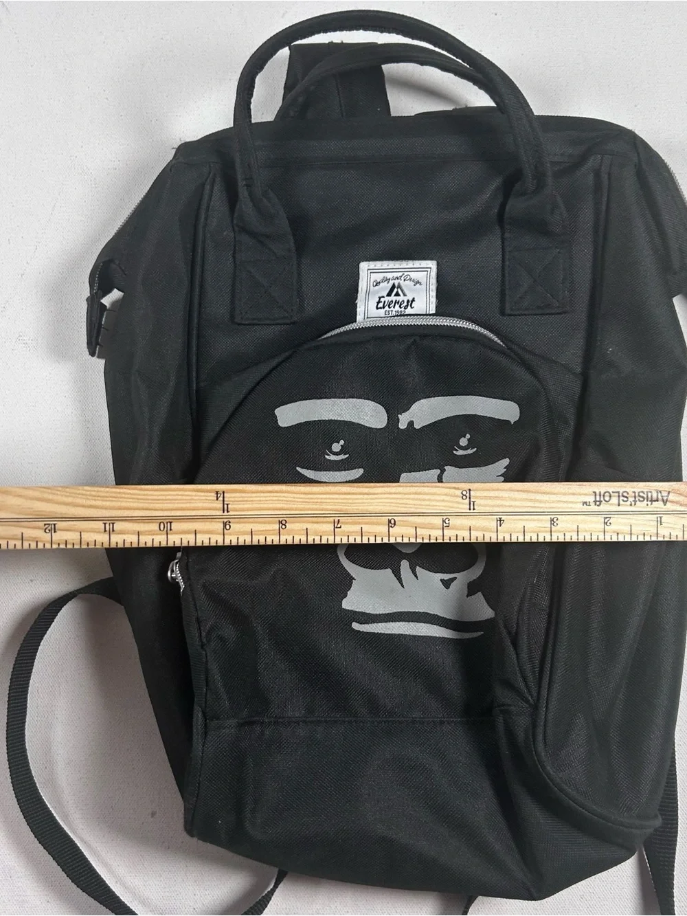 Everest Backpack Rucksack Gorilla Face Graphic RARE